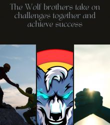 The Wolf brothers take on challenges together and achieve success "WOLFCOIIN"