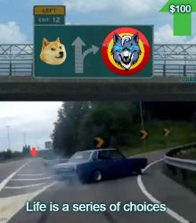 WOLFCOIN Life is a series of choices