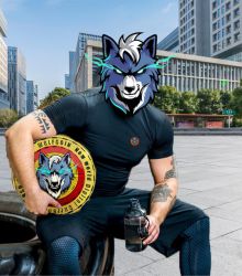 울프코인 지지선언  Athletic man's declaration of support for Wolfcoin