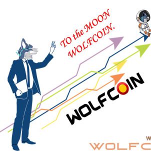To the Moon WOLFCOIN