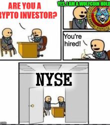 YOU'RE HIRED! - WOLFCOIN