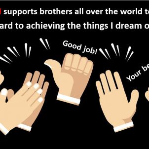WOLFCOIN supports brothers all over the world to be happy!