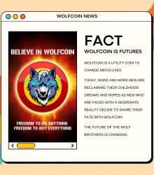 Wolfcoin Twitter Promotion wolfnews