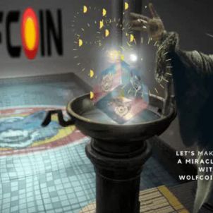 WIZARD HAND,  WOLFHAND / LET'S MAKE A MIRACLE WITH WOLFCOIN