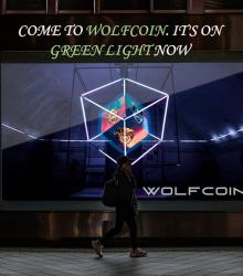 COME TO WOLFCOIN. IT'S ON GREEN LIGHT NOW