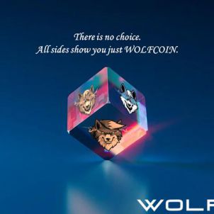 There is no choice. All sides show you just WOLFCOIN.