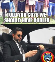 FOOLS THEY NEVER LISTENED ANYWAY -WOFLCOIN HODL
