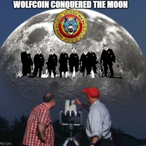 THE MOON - WOLFCOIN