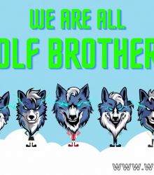 We are all wolf brothers. (WOLFCOIN)