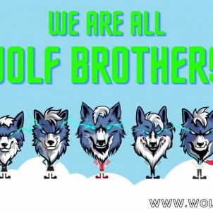 We are all wolf brothers. (WOLFCOIN)