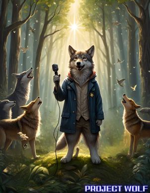 PROJECT WOLF MEME 행복한 숲속의 울프