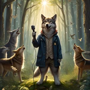 PROJECT WOLF MEME 행복한 숲속의 울프