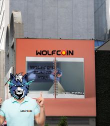 WOLFCOIN outdoor advertising
