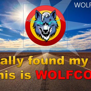 I finally found my way. "WOLFCOIN"