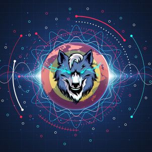 Wolfcoin high quality logo image series 2