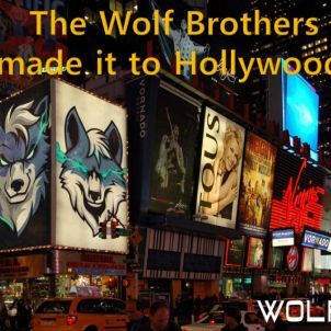 The Wolf Brothers made it to Hollywood. "WOLFCOIN"