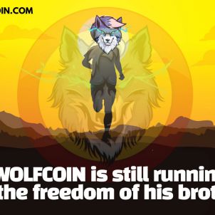 WOLFCOIN is still running for the freedom of his brothers!