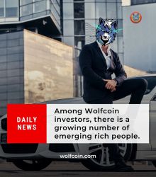 Among WOLFCOIN investors, there is a growing number of emerging rich people.