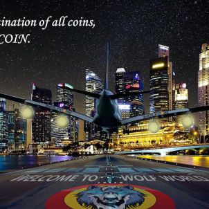 The destination of all coins, WOLFCOIN.