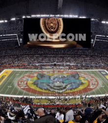 Super Bowl WOLFCOIN Advertisement
