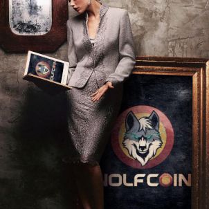 SHE IS FALLING IN THE WOLFCOIN