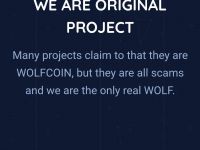 Wolfcoin.com 웹사이트