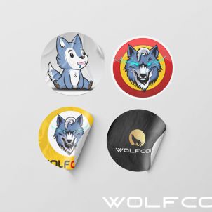 WOLFCOIN STICKERS