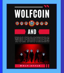 High quality text poster, Wolfcoin 4