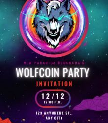 WOLFCOIN PARTY INVITATION!