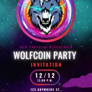 WOLFCOIN PARTY INVITATION!