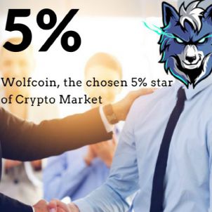Wolfcoin, the chosen 5% star of Crypto Market