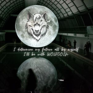I determine my future all by myself. I'll be with WOLFCOIN.