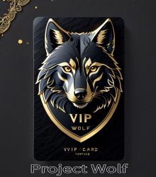 WOLFCOIN MEME Wolf Black Card!