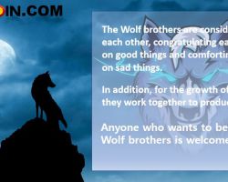 The Wolf brothers are considerate of each other "WOLFCOIN"