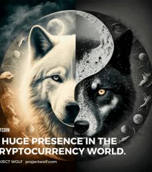 A huge presence in the cryptocurrency world. WOLFCOIN.
