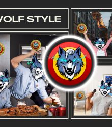 Wolfcoin, the wolf style of men who love wolves