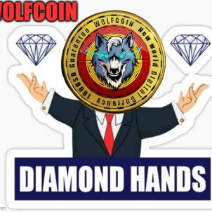 DIAMOND HANDS -WOLFCOIN