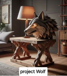 Project Wolf 울프 원목 조각품~!