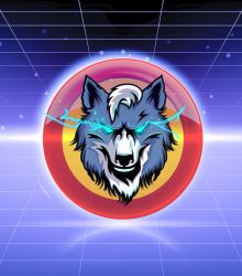 Wolfcoin high quality logo image series 9