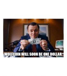 'WOLFCOIN WILL SOON BE ONE DOLLAR'