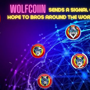 WOLFCOIN sends a signal of hope to bros around the world.