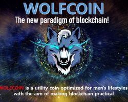 The new paradigm of blockchain! "WOLFCOIN"