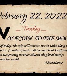 Nostradamus prophecy about WOLFCOIN