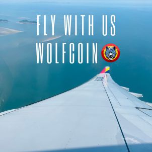 Fly with us. Wolfcoin