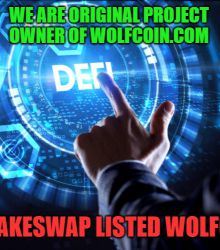 OWNER OF WOLFCOIN.COM - WOLFCOIN