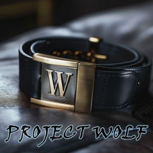 PROJECT WOLF!! WOLF Leather Belt!!