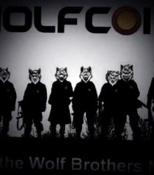 WOLFCOIN, WOLF BROTHERS WITH LIGHTNING (GIF)
