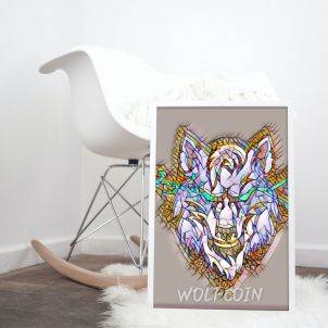 This work is the greatest masterpiece of the century(WOLFCOIN MEME)
