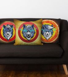 Wolfcoin Sofa & Pillow