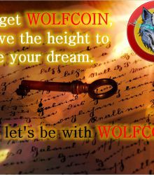 Now, let's be with WOLFCOIN!